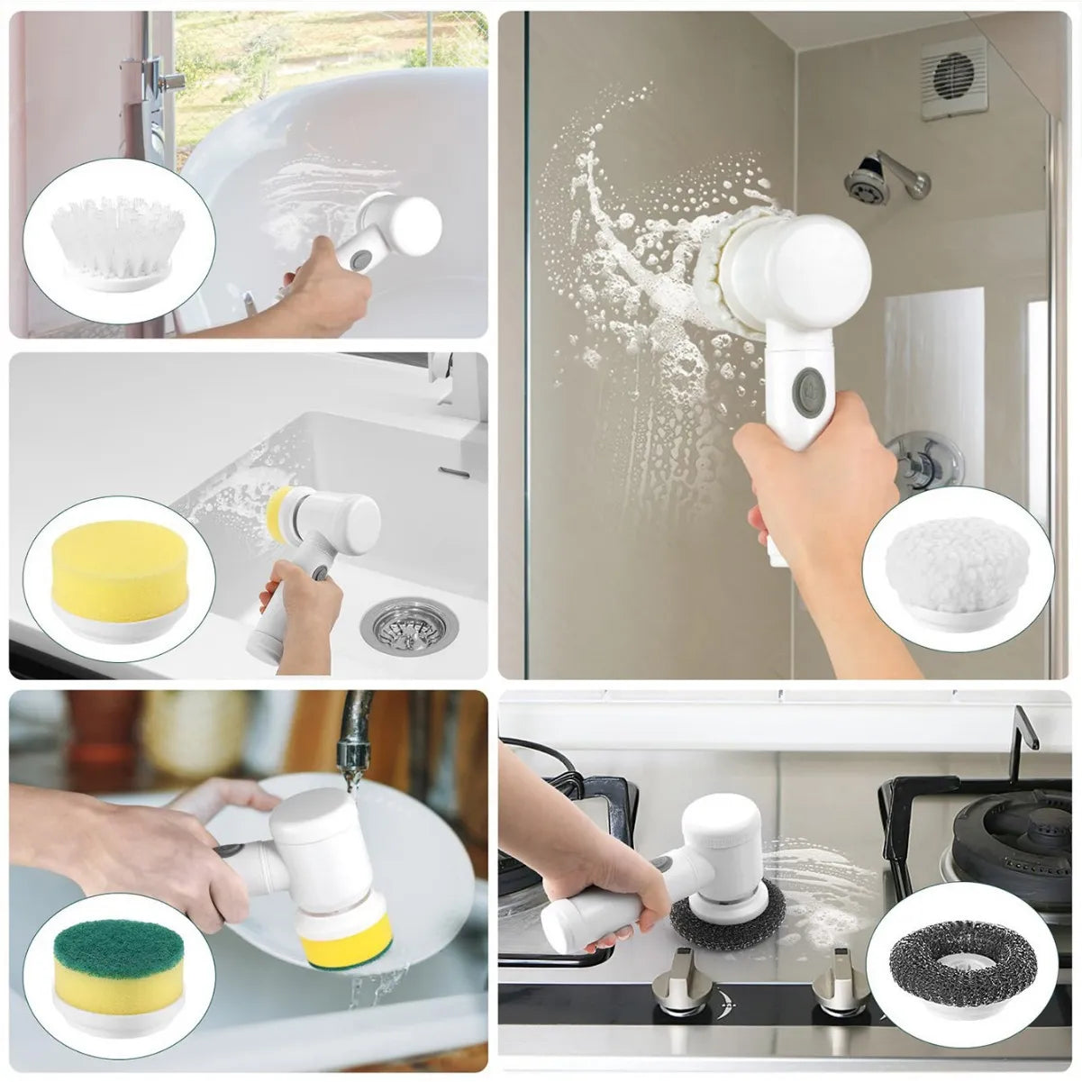 5-in-1 Power Scrubber