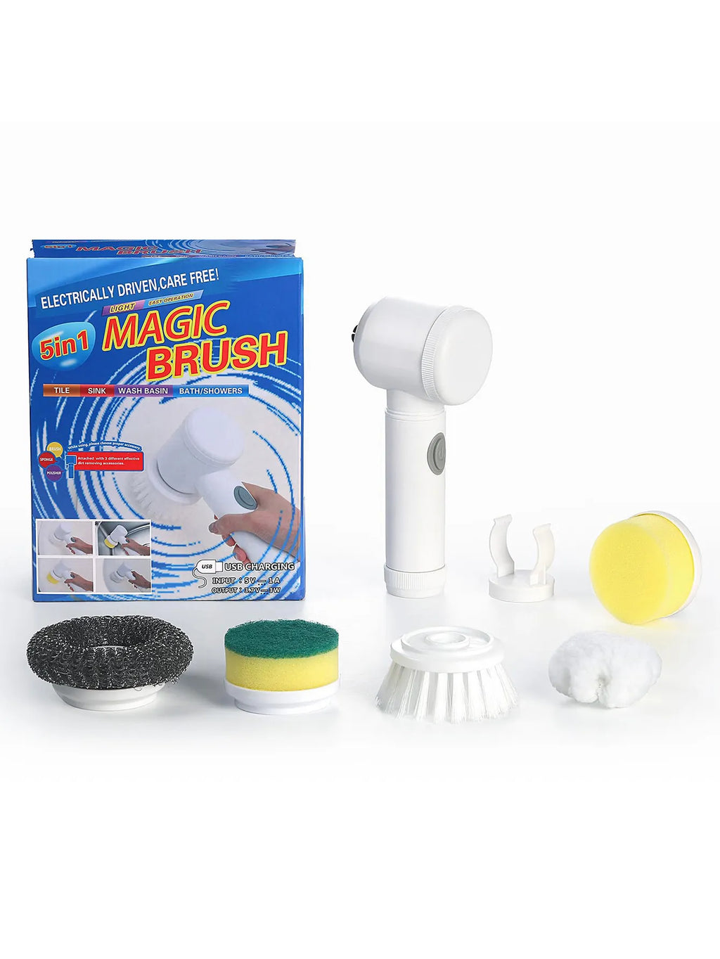 5-in-1 Power Scrubber